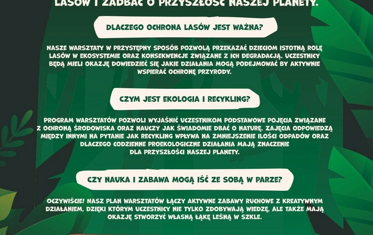 Zdjęcie do 26.11.2024 warsztaty ekologiczne - zapisy