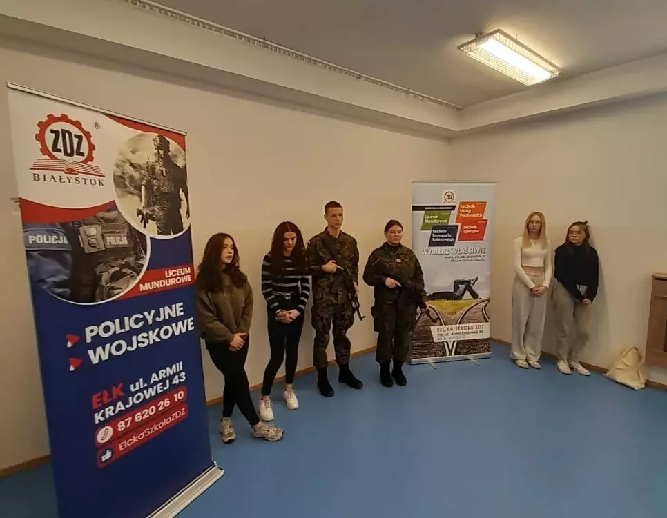 Zdjęcie do Spotkanie z uczniami ZDZ w Ełku
