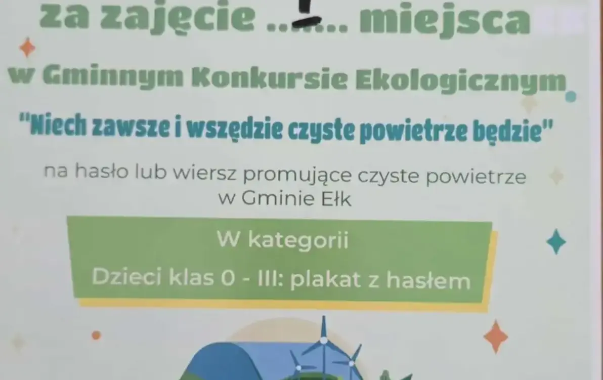 Zdjęcie do Sukces naszej uczennicy w Gminnym Konkursie Plastycznym!