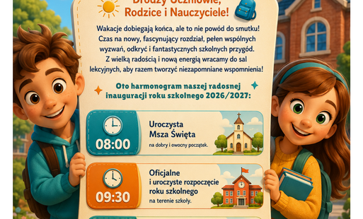 Rozpoczęcie roku szkolnego 2026/2027