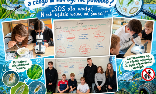 „SOS dla wody! Niech będzie wolna od śmieci!”