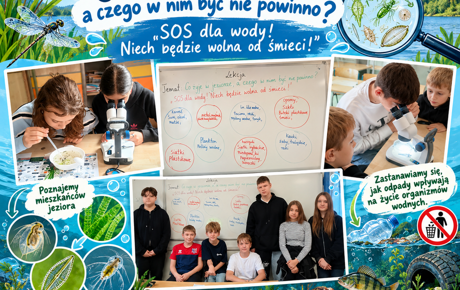 Szkoła uczestniczy w Światowym Dniu Sprzątania Świata – akcja „SOS dla wody!”