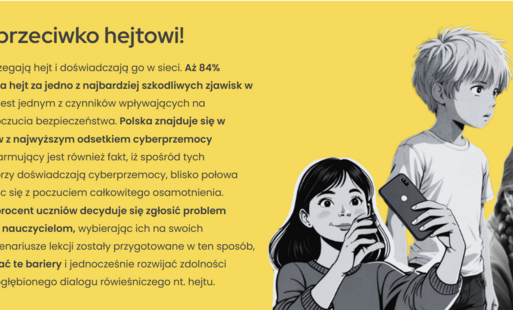 Bezpiecznie w sieci – wspólne spotkanie klas 4–8