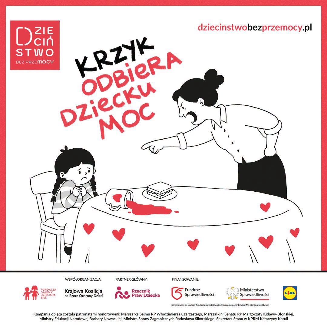 Zdjęcie do Krzyk odbiera dziecku moc