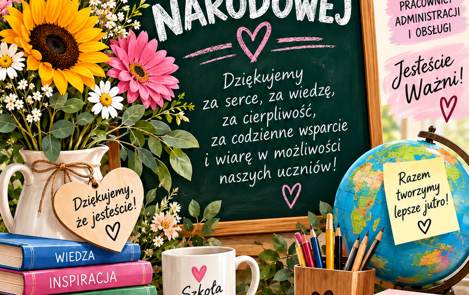 Obchody Dnia Edukacji Narodowej w Szkole w Helchy