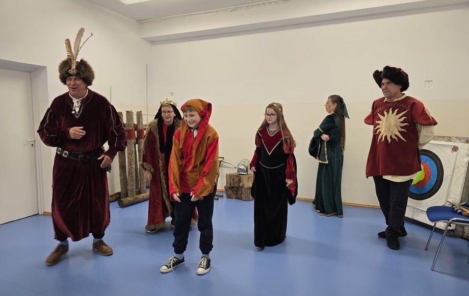 Żywa lekcja historii w szkole w Helchy