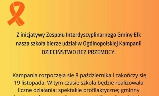 Zdjęcie do Og&oacute;lnopolska Kampania DZIECIŃSTWO BEZ PRZEMOCY