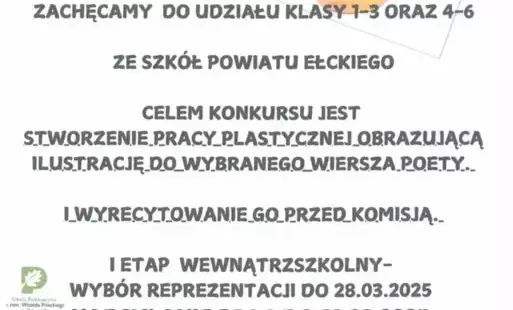 Zdjęcie do Konkurs Logopedyczno-Plastyczny &bdquo;Recytujące obrazy Jana Brzechwy&rdquo;,