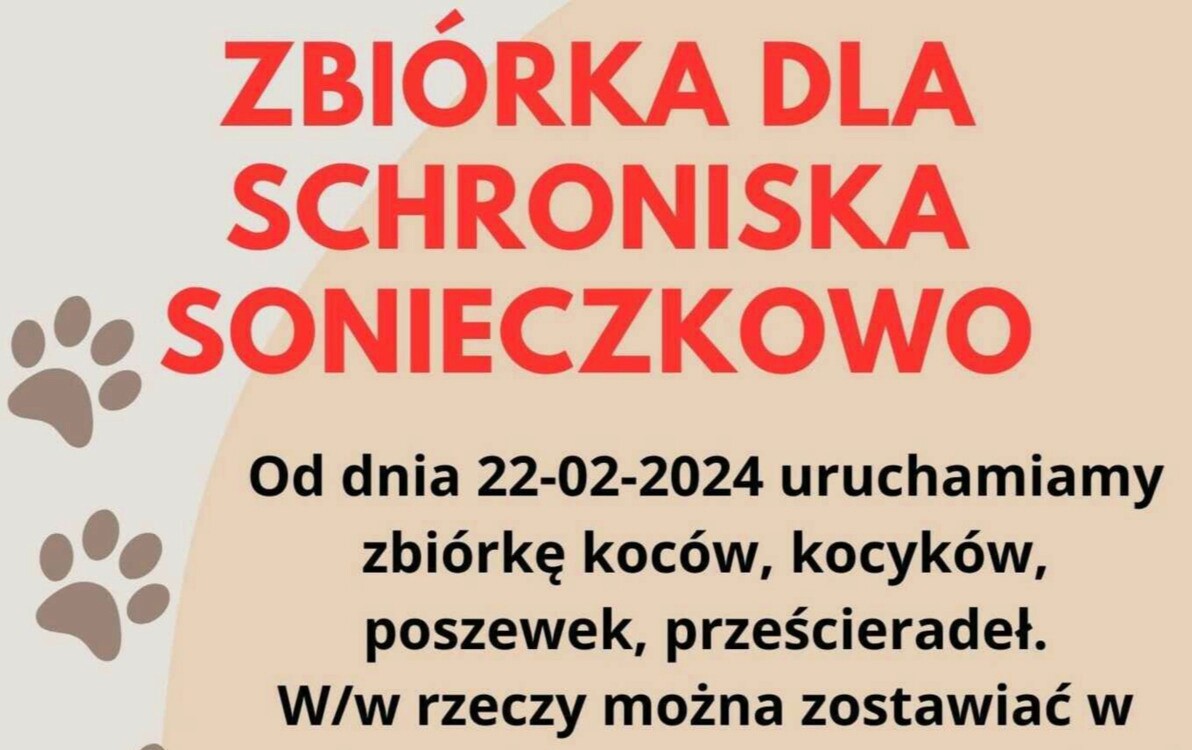 Zdjęcie do Sonieczkowo - pomagajmy zwierzętom